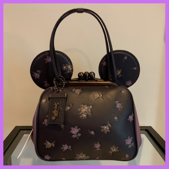 DISNEY X COACH MINNIE MOUSE KISSLOCK BAG - Picture 2 of 13